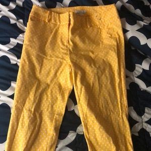Yellow work pants
